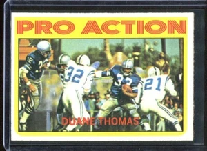 1972 Topps Football # 253 Duane Thomas Pro Action (NM-MT) Near Mint to Mint - Picture 1 of 2