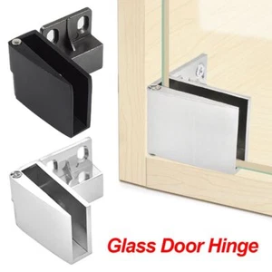 Glass Door Hinge Furniture Accessories Frameless Clamp Cabinet Door Hinge - Picture 1 of 11