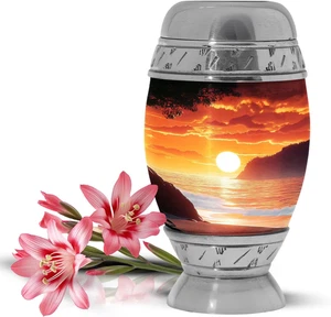 Beach Keepsake Urns for Human Ashes, Urn for Ashes Adult Male, (Pack of 1, 3 Inc - Picture 1 of 12