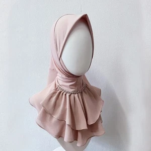 Islamische Frauen Hijab Amira Turban Kopfbedeckung Tücher Muslim Kopftuch Gebet Araber - Bild 1 von 17