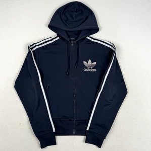 Adidas Originals Hoodie Trefoil Firebird Jacket Track Blue Men’s Small 2006 - Picture 1 of 11