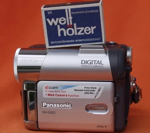 Panasonic NV-GS22EG Winziger Kompakt Camcorder MiniDV m. LCD-Moni +Händlerware+ - Bild 1 von 7