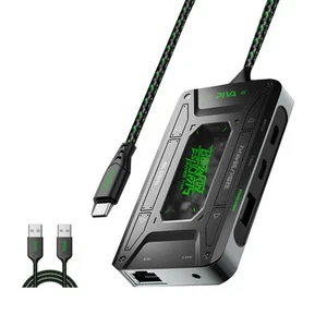 Adaptador de Audio Tipo C Estación Base Universal Convertidor de Auriculares Usb4207 - Imagen 1 de 8