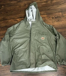 STEARNS Dry Wear Hooded Raincoat Windbreaker Hiking Jacket Mens Sz XXL - Picture 1 of 16