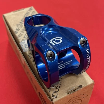 Industry Nine A35 Stem - 50mm, 35mm Clamp, +/-6, 1 1/8", Aluminum, Blue  New - Image 1 of 4