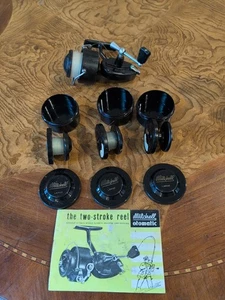 Vintage Garcia Mitchell 330 Rolle mit 3 extra großen Spulen und Anleitung Made in... - Bild 1 von 11