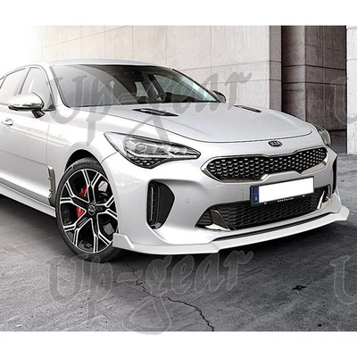 Parachoques delantero pintado blanco para Kia Stinger GT-Line 18-23 divisor alerón labio Foto 1 de 4