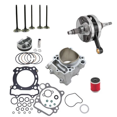 For Yamaha YZ250F 2003-2013 Cylinder Piston Crankshaft Valve Top End Rebuild Kit - Image 1 of 4