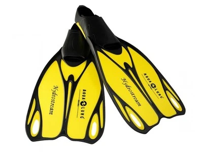 Aqua Lung Schwimmflosse Hydrostream Vollfuß Taucherflosse Schnorchelflosse Gelb - Bild 1 von 4