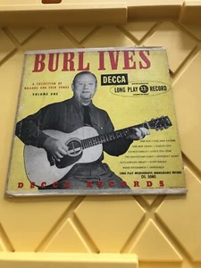 BURL IVES Collection of Ballads Vol. 1 10" 33RPM w/Pic Sleeve DECCA DL-5080 - Picture 1 of 4
