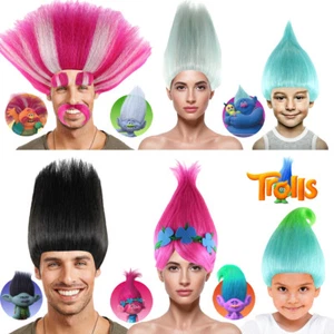 Trolls Poppy Santa's Helper Fance Dress Up Cospaly Party Prop Adult  Hairpiece - Picture 1 of 63