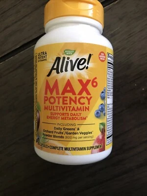 Nature's Way Alive! Multivitamínico diario Max6 Potency, 90 unidades Foto 1 de 2