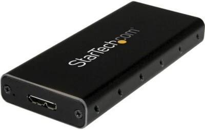 StarTech.com SM21BMU31C3 M.2 SSD Enclosure for M.2 SATA SSDs - USB 3.1 (10Gbps) - Image 1 of 3
