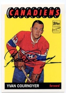 2001 2001-02 Topps Reprint Autographs #76 Yvan Cournoyer Montreal Canadiens - Bild 1 von 2