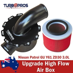 Actualización de caja de aire de alto flujo y filtro para Nissan Patrol GU Y61 ZD30 3,0 L - Imagen 1 de 15