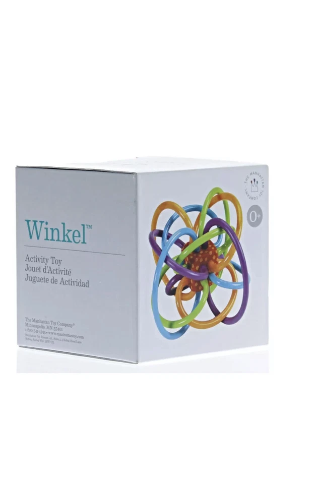 Manhattan Toy Winkel Baby 6 to 12 Months Unique Rattle Modern Teether Sensory
