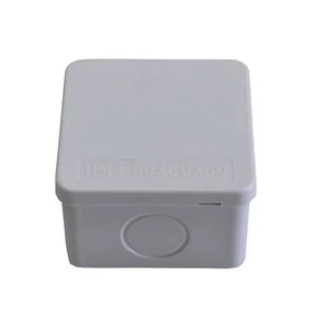 80x80x50mm Waterproof Junction Box IP44 Without Grommets - Bild 1 von 4