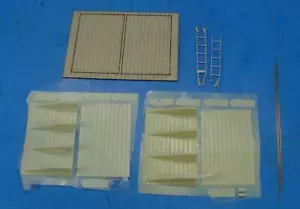 S SCALE SOUTHERN PACIFIC FLAT CAR BULKHEAD ADD-ON KIT WISEMAN MODEL SERVICES - Picture 1 of 3