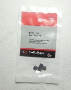Qty(2) 275-0002 Radio Shack SMD Switch Sealed Bags - Picture 1 of 3