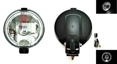 2x Fernscheinwerfer + Glühbirnen 12V Positionslicht ⌀183 mm  LED RING E20  - Bild 1 von 4