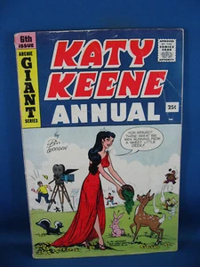 MUÑECAS DE PAPEL KATY KEENE ANUAL 6 F MODA INTACTAS 1957 - Imagen 1 de 2
