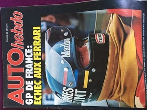 AUTO HEBDO AUTOHEBDO N° 21 ANNEE 1976 FORMULE 1 FRANCE RALLY YPRES - Picture 1 of 1