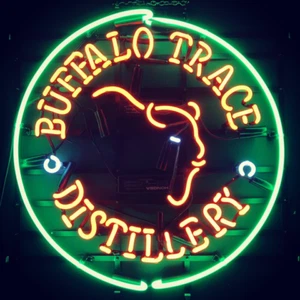 Buffalo Trace Distillery Neon Sign 24"x24" Lamp Light Visual Handmade Decor - Picture 1 of 3