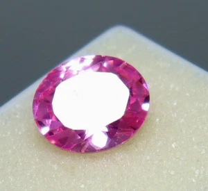 Pink Zircon Loose Certified Gemstone 8.50 Ct Ring Size Oval Cut best offer - Picture 1 of 6