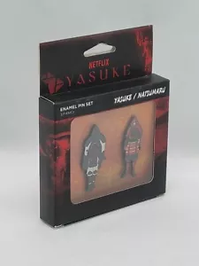 Super7 Netflix Anime: Pines de Esmalte Yasuke 2 piezas - Yasuke y Natsumaru - NUEVO TA - Imagen 1 de 2