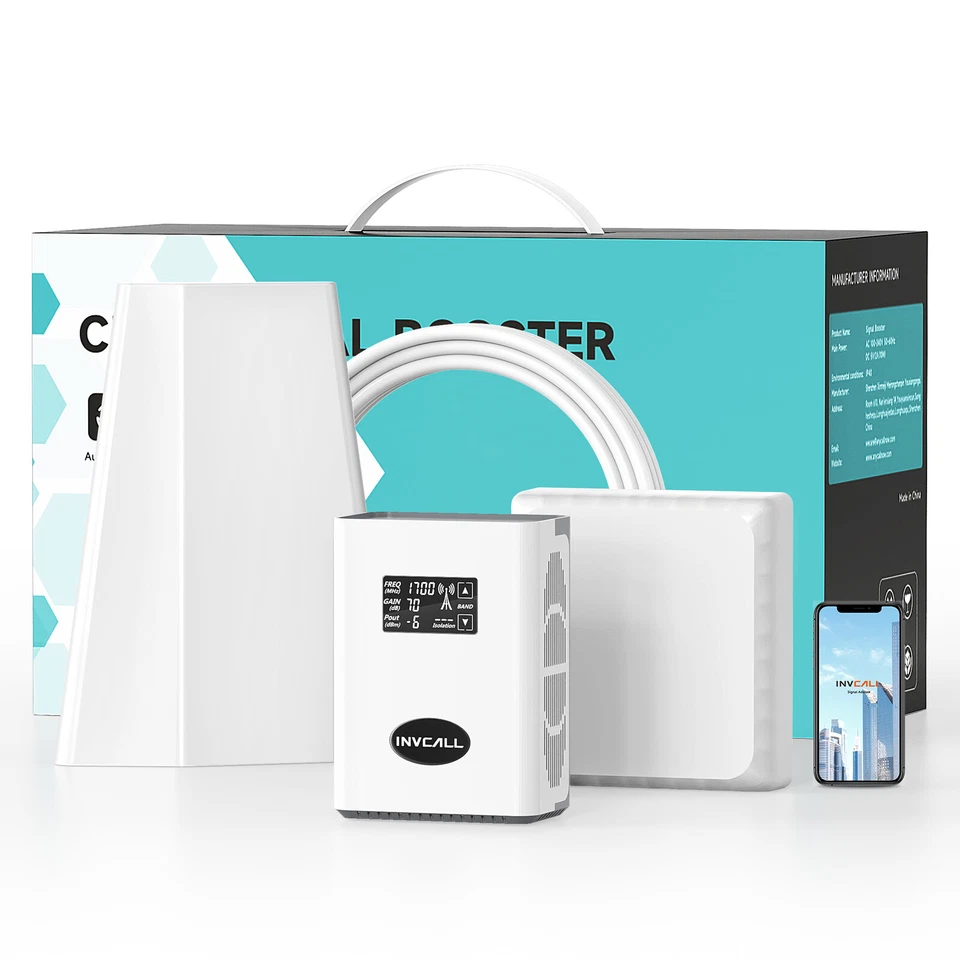 4G 5G LTE Cell Signal Phone Booster Band 2/4/12/13/17/25 AT&T Verizon T-mobile - Image 1 of 4