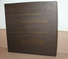 Sir Laurence Olivier in dramatic performance of The Bible 12 vinyl LP boxset