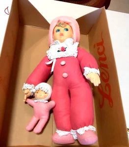 1996 Lenci Italian Felt Doll BABY MARLENE with DOLL  COA #Original Box NM 18" - Picture 1 of 15