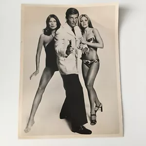 JAMES BOND - ROGER MOORE - SELTENES PROMO FOTO / 18 X 24 CM - FOTOPAPIER - Bild 1 von 1