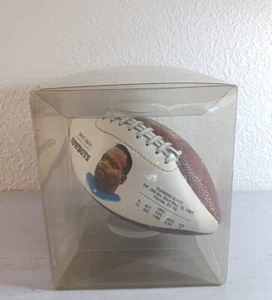 Emmitt Smith Collectiable Lot Cowboys 1992 Mini Football With League Stats - Picture 1 of 7