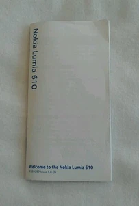 Nokia Lumia 610 User Guide - Zdjęcie 1 z 1
