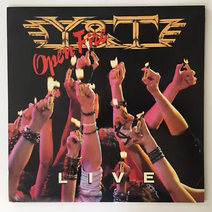 Y&T Open Fire Live Original 1985 A&M Lp NM- Great Copy w/insert - Picture 1 of 7