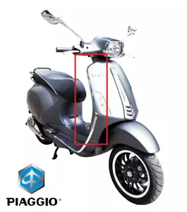 Chrom Leiste Beinschild rechts original Piaggio Vespa Primavera Sprint 50 125 - Bild 1 von 6