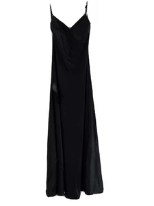 BCBG MAXAZRIA Womens Long Dress Spaghetti Strap V-neck Size 0 - Picture 1 of 9