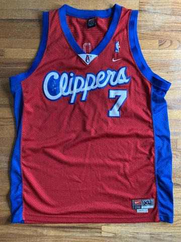 Vintage Lamar Odom Nike NBA Basketball Los Angeles Clippers Jersey Mens XL Cover