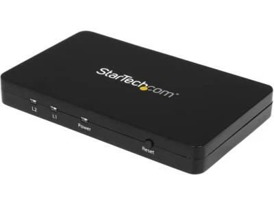StarTech ST122HD4K HDMI Splitter 1 In 2 Out - 4k 30 Hz - 2 Port - Aluminum - HDM - Image 1 of 4