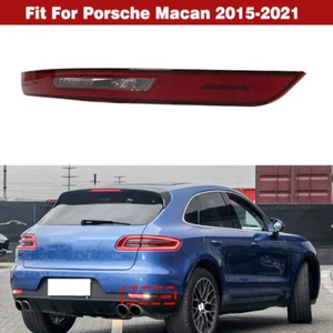 Right LED Rear Tail Bumper Fog Lamp Light Reflector For Porsche Macan 2015-2021 - Picture 1 of 8