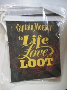 Captain Morgan Rum 2012 To Life Love & Loot Rum Banner Bar Man Cave - Bild 1 von 2