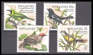 SINGAPORE - 1998 SONGBIRD / BIRDS - 4V - MINT NH - Picture 1 of 4