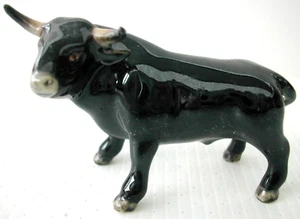 KLIMA B003 Miniature statuette en porcelaine - TAUREAU N°3 - Imagen 1 de 4