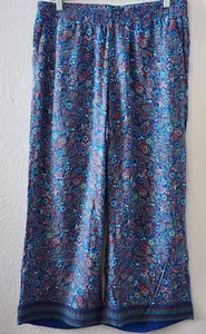 Pantalón de vacaciones hawaiano floral tropical de verano informal talla mediana Jill - Imagen 1 de 8