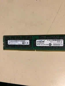 RAM Crucial DIMM 16GB, PC4-17000 (DDR4-2133), CL15, reg ECC (CT16G4RFD4213) - Photo 1/2