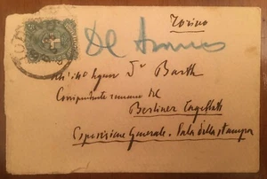 Busta autografa di Edmondo De Amicis - Picture 1 of 1