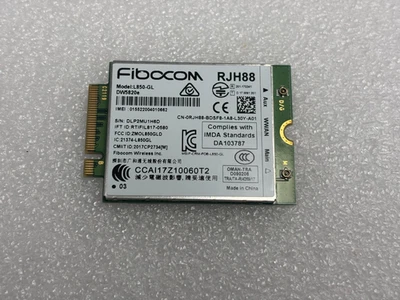 Módulo de tarjeta Dell DW5820e 4G WWAN Fibocom L850-GL LTE/WCDMA 284DC/XRDYX/RJH88/FMK Foto 1 de 3