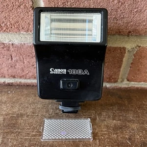 Canon Speedlite 188A Shoe Mount Flash For Canon A-1 AE-1 Tested/Working - Picture 1 of 7