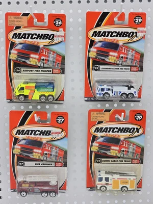 (4) Matchbox - Flame Eaters - Dennis Sabre/ Extending Ladder/ Airport/ Crusher - Image 1 of 4